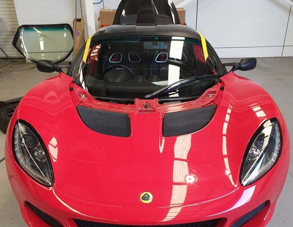 rear car window removed for replacement