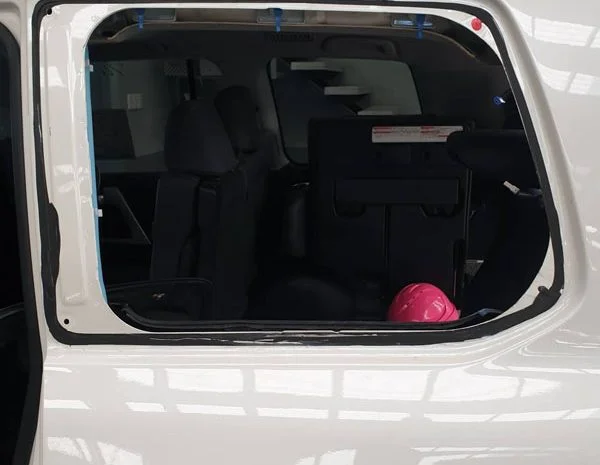 car side window broken before repair