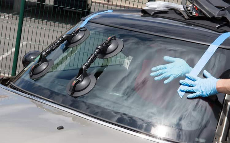 car side window broken before repair